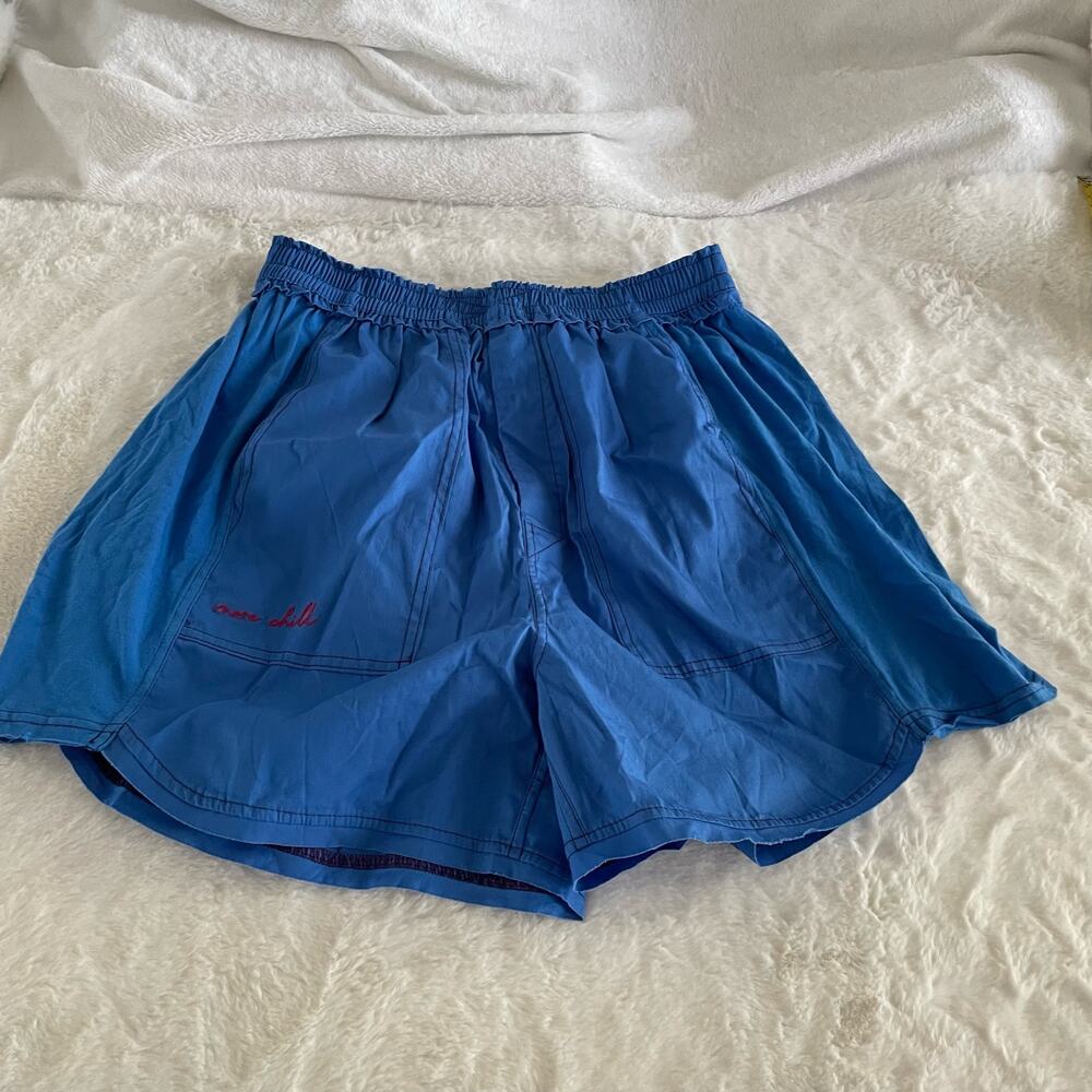 nwt intimately free people more chill blue athletic shorts size extra small XS